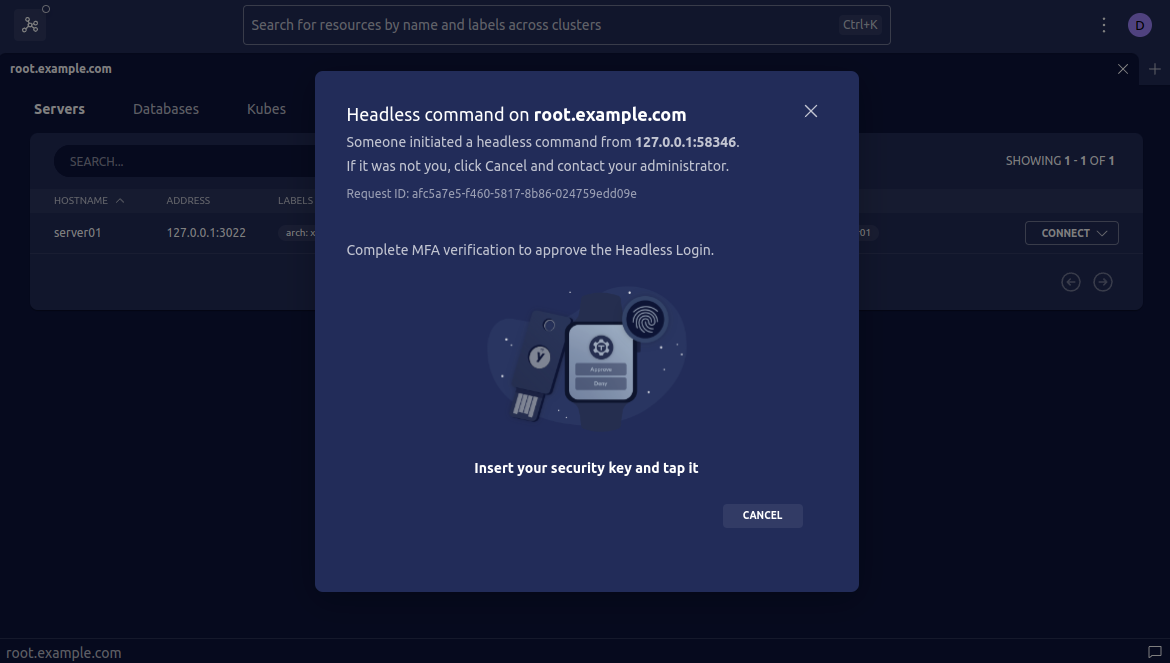 Headless Authentication Approval